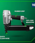 Half Inch Crown Stapler For Insulation Sheathing And Subfloor Install 16 Gauge Nailer Accepts Three Quarter To Two Inch Staples
