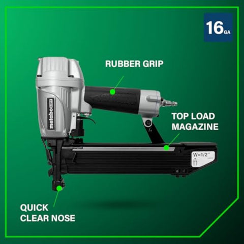 Half Inch Crown Stapler For Insulation Sheathing And Subfloor Install 16 Gauge Nailer Accepts Three Quarter To Two Inch Staples