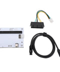 Thunderbolt 4 external GPU dock station with PCIe 16X port, power cable, and connector for RTX 40 or RX cards.