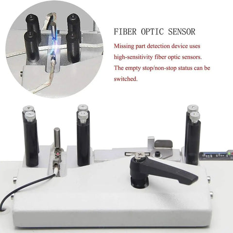 Rock Solid SMT SMD Parts Counting Machine With Auto Leakage Detection And LCD Display For Heavy Duty Electronics Assembly and fiber optic sensor detail.