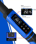 Close-up of a Digital Torque Wrench Half Inch Drive 3.8 to 250.8 Ft-Lb 5 to 340 Nm with LCD screen and LED alerts.