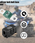 Rugged 40 Amp Ami Or Midi Fuse Holder Kit With Cover Two Pack Bolt On Car Fuse Block For Trucks Buses And Rig Maintenance Plug Play Auto Electrical Part That Takes The Heat Like A Pro, small car fork bolt fuse holder.