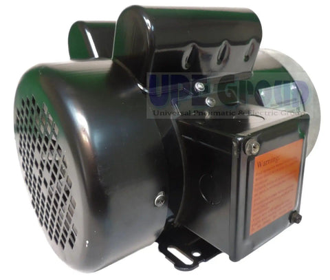 Straight Up Heavy Duty Replacement Parts For 2 HP Electric Motor 3450 3600 RPM 1 Phase 56C Frame TEFC 115 230 Volt motor side view
