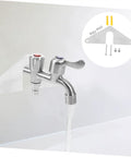 Faucet Mounting Plate With Wall Mount Bracket For RVs Campers And Homes Durable Rustproof Clamp Easy Install Stable Water Flow Control