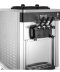 Front view of an ice cream machine compatible with 15 Plus 2 Pcs Silicone Seal Rings Gaskets Tubes And Components Set For VEVOR Ice Cream Machines And YKF Soft Serve Makers Replacement Spare Parts Easy Install Durable High Quality.