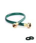 2Ft Leader Hose for Garden Connectors Flexible PVC Hose With Brass Fittings Great for Hose Reels RV Water Filters and Outdoor Faucets