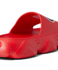 Mens Meloso Squish SL Slides in Scarlet with Plush Footbed Cushioned Comfort Man Made Upper and Lining Slide In Design Bold Logo Detail All Day Everyday Wear Size 11 M