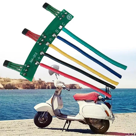 Heavy Duty Hall Sensor Board 5Cm Pcb for electric vehicle motor control with wires for scooter setup.