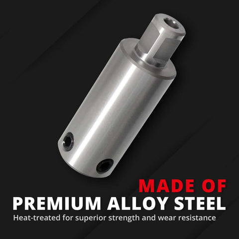 Annular cutter extension, 4 in (100 mm) for 3/4 in Weldon shank; premium alloy steel, heat-treated.