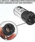 Close-up of Cigarette Lighter Socket Replacement With Removal Tool For 12V Cars Power Outlet Socket Adapter Plug Base Repair Kit