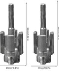 Premium 2-In-1 Internal And External Pipe Threading Tool Kit For Diy Plumbing Repairs, Tungsten steel dies with different sizes.
