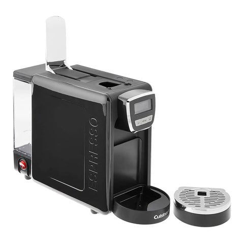 Kickstart Your Daily Grind With This Total Game Changer Black Espresso Machine Making Single Or Double Shots Perfectly Every Time Fully Programmable Temp And Volume Settings Nespresso Compatible Capsule Ejector Ready.