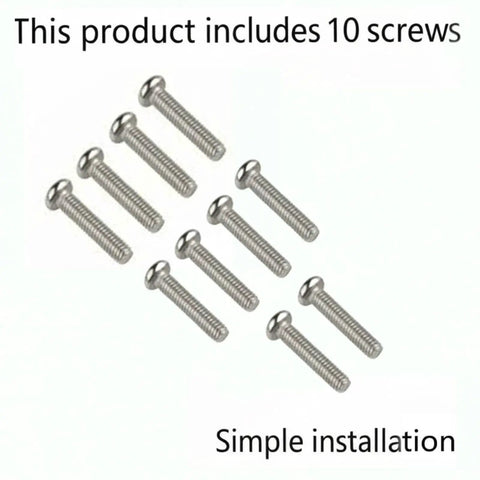 10 screws included with Vintage Flower Pattern Cabinet Knob Set 10 Pcs Antique Brass Hardware For Cabinets Drawers And Doors