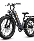 High Torque Electric Fat Bike For Adults With 1800W Peak Power And 864Wh Removable Battery side view