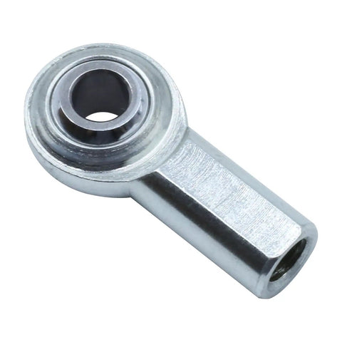 3/8 Inch Rod End Bearing Heim Joint Set Right Hand Female Thread 3/8 x 3/8-24 With Jam Nuts Two Pack Built From Forged 45 Steel close-up