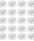 Top view of 20 white Hydroponic Spacer Caps Water Tube Guards For Backyard Home Garden Greenhouse Indoor Outdoor Leakproof Snapfit System Covers For Precise Plant Spacing And Efficient Hydroponic Growth
