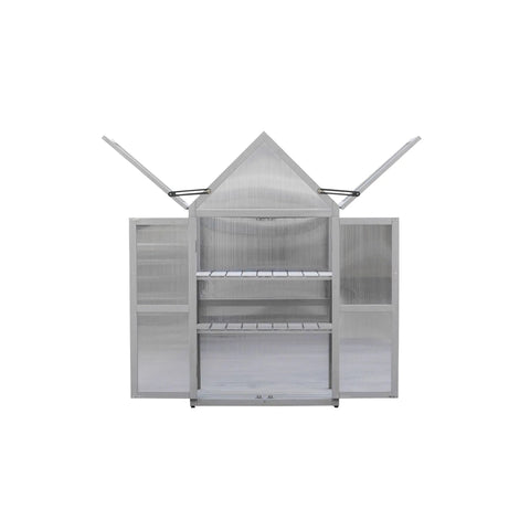 Mini Greenhouse Kit For Outdoor And Indoor Gardens Ready To Grow With Space Saving Plant Stand Tiered Shelves Adjustable Wall Brackets Damp Proof Green House For Balcony Or Patio Ideal For Seedlings Herbs Vegetables And Flowers