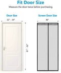 Dimensions of magnetic door screen and standard door for Portable LED Desk Lamp With 3 Level Brightness, Metal Table Lamp, 3 Color Touch
