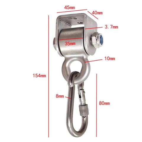 4400 Lbs Heavy Duty Swing Hanger Kit With Eye Bolt Hooks For Porch Patio Tree And Playground Swings Built Tough Rust Resistant Alloy