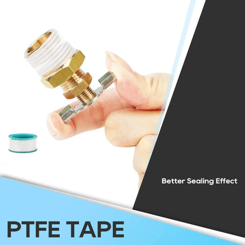 Heavy Duty Half Inch RV Water Heater Drain Valve Replacement With Durable Brass Construction And PTFE Tape For RVs And Travel Trailers