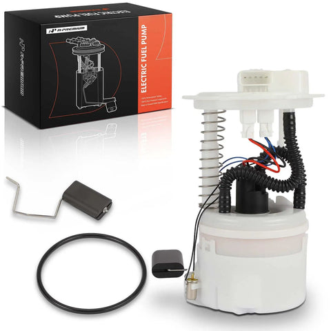 Heavy Duty Electric Fuel Pump Module Assembly For Nissan Sentra 13 To 19, includes mounting tools and packaging.