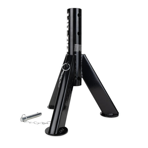 Built Tough Telescopic Rv Jack Set Of Two Adjusts Easily Between 16 And 30 Inches Quick Grip Pin Design black steel stabilizer post.