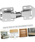 Concealed cabinet hinges for kitchens, wardrobes and furniture