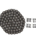 Cosiki Roller Chain Made From Top Tier Carbon Steel offers serious strength for TETRIX FRC robot builds, shown coiled with connectors.