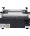 Back view of High Power Soldering Hot Plate 110V 450W with LED Digital PID Temperature Control, showing power connector