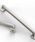 10 Pack 7.5 Inch Brushed Satin Nickel Cabinet Handles For Kitchen Cabinets Cupboards Drawers And Dresser Pulls Durable Stainless Hardware Easy Install Sleek Modern Look Boss Style Pulls close-up