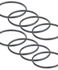 8 Pack Replacement O Ring For CLX200K Hayward Pool Chlorinator Lid CL200 CL220 Exact Fit Premium Heavy Duty Rubber Built Tough For A Pro Grade Seal Easy Install Leak Proof Performance, black rubber O rings shown stacked