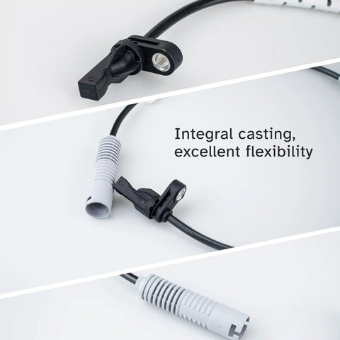 Premium Front Abs Wheel Speed Sensor With Badass Durability For Rwd Bmw 1 Series And 3 Series parts with integral casting and flexibility.