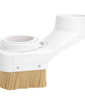 Tough 100Mm Abs Cnc Spindle Dust Shoe Paired With A Snug Fit Brush Hood for efficient dust collection in woodworking.