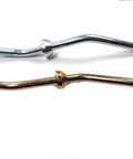 Deck Lift Link Kit For Lawn Mower Replacement Left Yellow And Right Silver Links With Pivot Bearings And Locknuts Front Deck To Front Axle Bracket Connection Supports Precise Leveling No Extra Hardware Needed 532151141 532151140, two metal lift links