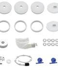 Polaris 180 280 Pool Cleaner Rebuild Kit With Wheels Bearings Turbine Debris Bag Tail Hose Head Float Scrubber Swing Axle