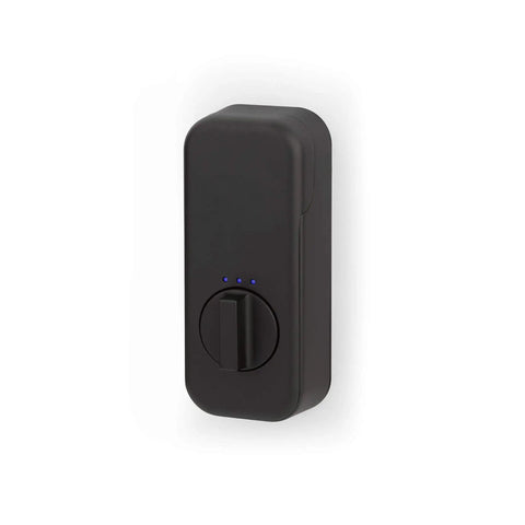 Heavy Duty Motorized Touchscreen Keypad Smart Deadbolt Hooks Up To August Wifi Bridge And DoorSense For Absolute Zero Fuss Auto Lock Home Security Constructed In Rich Oil Rubbed Bronze, sleek design with touchscreen control.