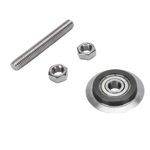 Ebtools Replacement Vane Wing For Powered Cable Stripper High Carbon Steel Cutter assembly including shaft, bearing, and nuts.