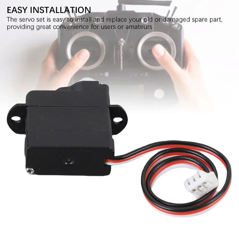 Sweet Throttle High Output RC Motor Servo For K170 Steering Gear Replacement with wiring for easy installation.