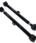 5 Piece Adjustable Suspension Kit For 0 To 6 Inch Lift With Beefed Up Rear Upper And Lower Control Arms And Rear Panhard Track Bar For RAM 1500 2009 2024 And Jeep Gladiator 2020 2024 Off Road Ready black steel rear control arms with bushings