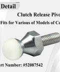 Clutch Release Pivot Ball Stud 52087542 Replacement For G56 NV4500 NV5600 Transmissions, metal threaded stud