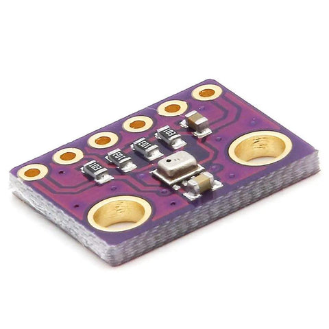 Dope Pro Grade BMP280 3.3V Atmospheric Pressure Sensor Module Replacement For BMP180 BMP186 Ideal For Microcontrollers And DIY Projects Great For Indoor Navigation And Altitude Sensing, purple PCB 15.2 x 12.0 mm