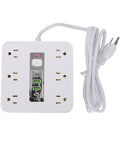 Absolute Game Changer 16 In 1 Smart Power Strip With Twelve AC Outlets Dual USB C Dual USB A Ports Auto Shutoff with cord.
