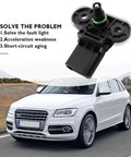Map Sensor Replacement For Audi A4 A5 A6 And VW Golf Passat With OEM 0261230234 compatible manifold absolute pressure sensor on car