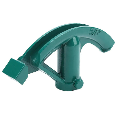 LXMJNCJP 45# Manual Steel Wire Tube Bender For 5/8 Inch Copper And Aluminum Pipes, side view showing the curved bending mechanism.