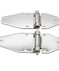 Rock Solid 304 Stainless Steel Hinge For Toolboxes And Control Cabinets Heavy Duty Polished Industrial Door Hardware With Rugged Build That Takes A Beatdown While Keeping Your Gear Secure 1 Pc, showing polished finish and sturdy design.