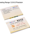 PH Test Strips 5.5 To 9.0 Indicator Paper Litmus Tester packaging showing front and back with label details
