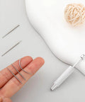 Piercing Taper Grabber Tool For Changing Jewelry 18G Flat Back Earrings Applicator Kit with needles and grabber visible