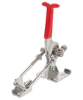 Adjustable Toggle Latch Clamp, built tough heavy duty metal pull latch for boxes and suitcases, versatile silver toggle clamp