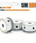 Premium HTD 5M Timing Pulley With 20 Teeth And 5mm Pitch AF Design Fits 5 To 20mm Bore for various belt widths and applications.