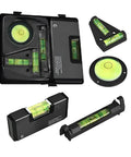 Torpedos, Pocket Levels in a compact storage case featuring bubble levels for precise alignment.